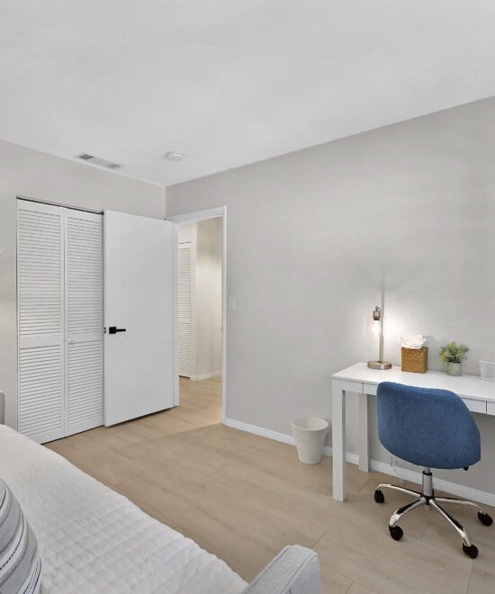 Comfortable furnished interior at the Las Vegas property