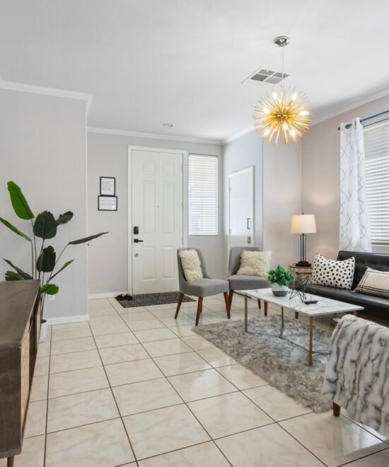 Second furnished bedroom at 8074 Palace Estate Ave