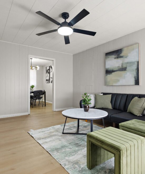 Furnished bedroom