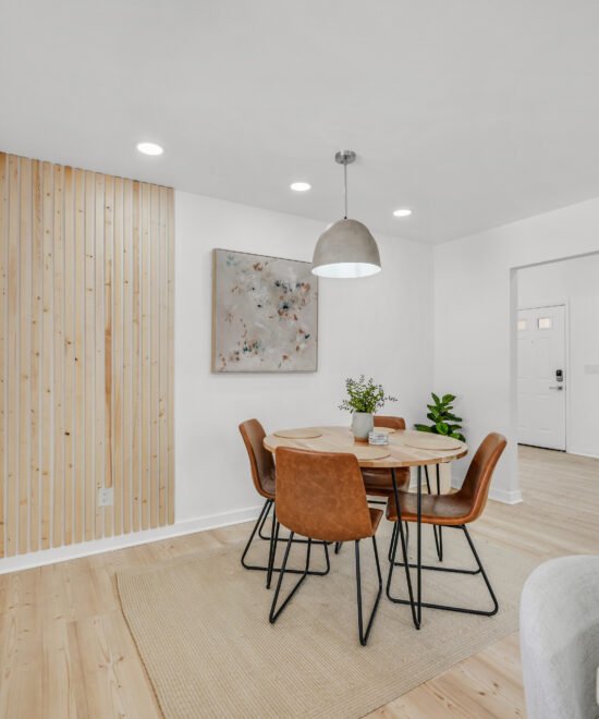 Living space inside the 512 Macbrey Drive home
