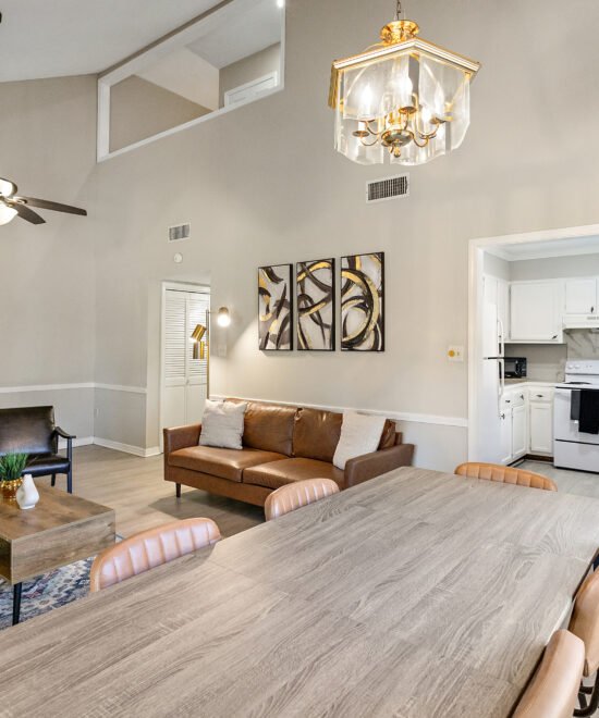 Interior of furnished Ridgeland extended stay home