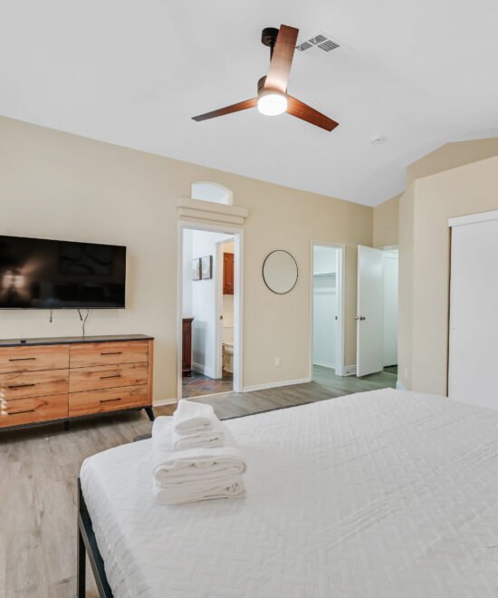 Interior of furnished North Las Vegas home