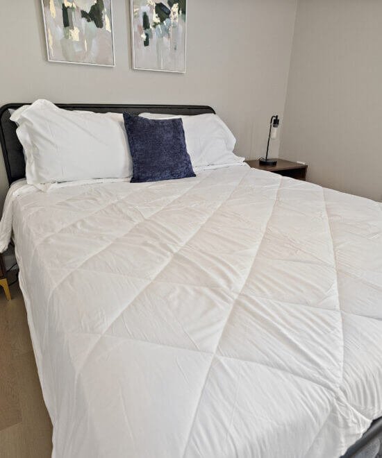 Furnished bedroom interior at 755 Glencross Dr, Jackson, Mississippi
