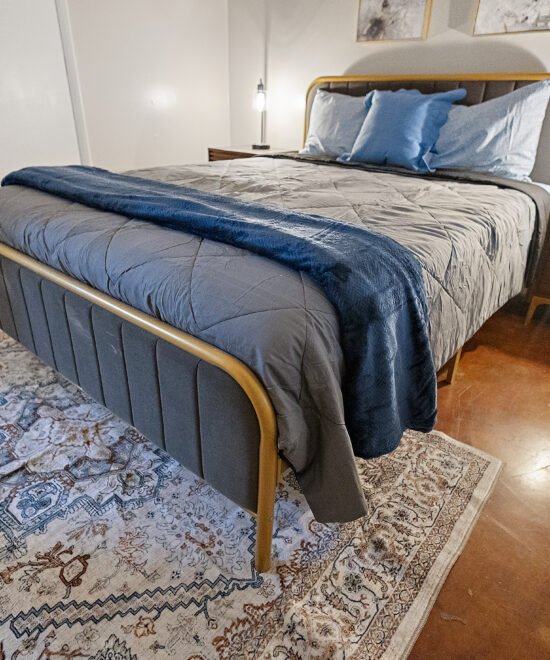 Furnished sleeping area at 148 James Garfield Cir