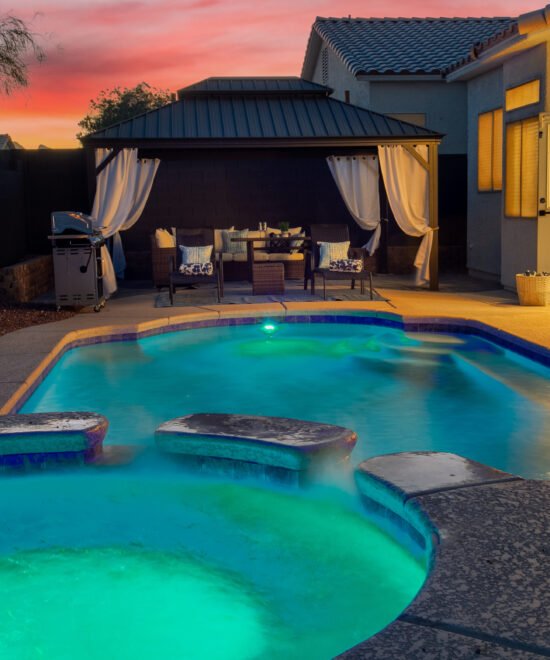 Furnished 3 bedroom home with pool at 2017 Annbriar Ave, North Las Vegas