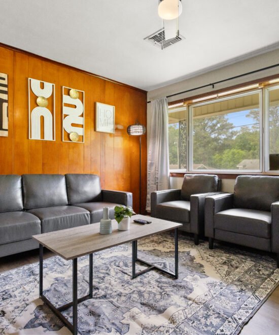 Furnished living room at 620 65th Ave, Meridian, Mississippi