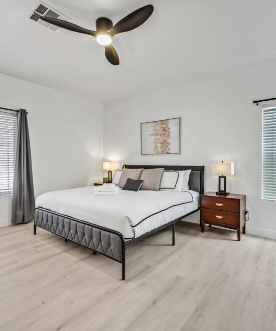 Furnished 3 bedroom 2 bathroom home at 9825 Garamound Ave, Las Vegas