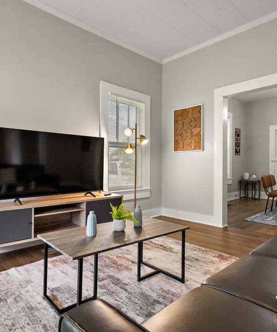 Furnished living and dining area at 526 54th Ave, Meridian, Mississippi