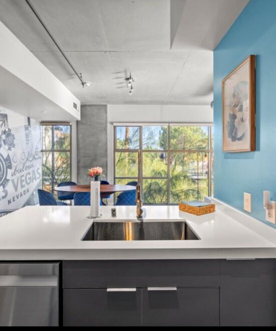 Furnished extended stay accommodation