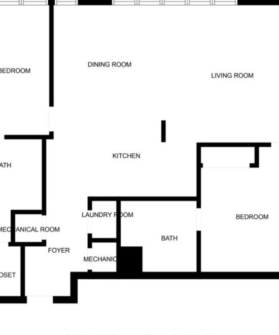 Furnished bedroom at the Las Vegas condo