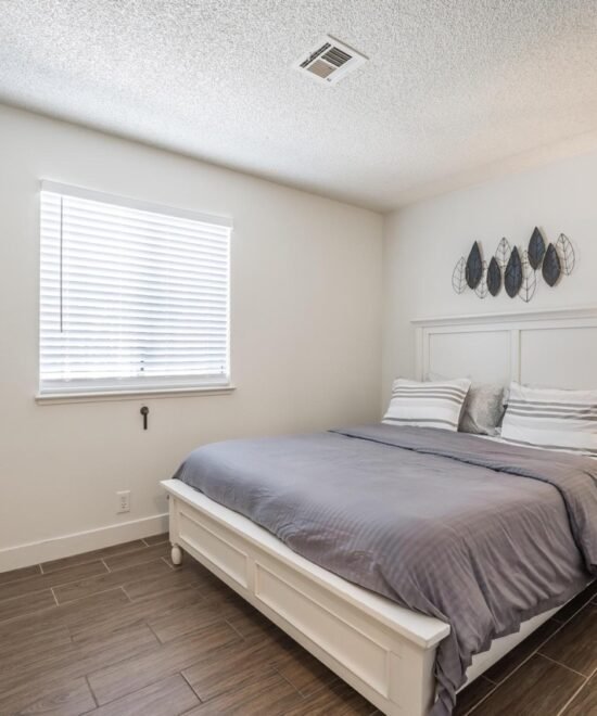 Second bedroom at the furnished Las Vegas condo